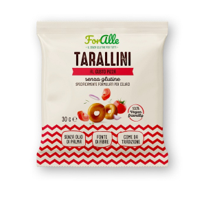 Foralle tarallini al gusto pizza senza glutine 30 grammi