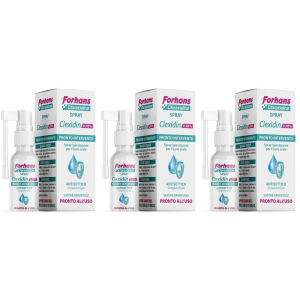 Compra Online forhans clexidin 0,30% spray 3x50 ml e Trova l'offerta più bassa