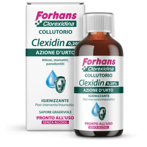 forhans clexidin 0,20% collutorio bugiardino cod: 926826266 