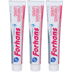 Compra Online forhans dentifricio denti sensibili advanced formula 3x75 ml dentifric e Trova l'offerta più bassa