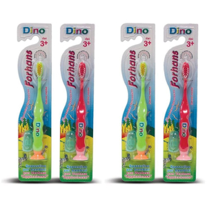 Compra Online forhans dinos spazzolino per bambini 2x1 pz da denti e Trova l'offerta più bassa
