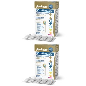 Compra Online forhans lattoferrina immuno++ set da 2 2x30 pz capsule e Trova l'offerta più bassa