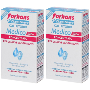 Compra Online forhans medico collutorio concentrato set da 2 2x75 ml soluzione e Trova l'offerta più bassa