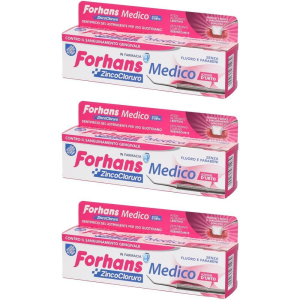 Compra Online forhans medico dentifricio 75 ml 3x75 ml e Trova l'offerta più bassa