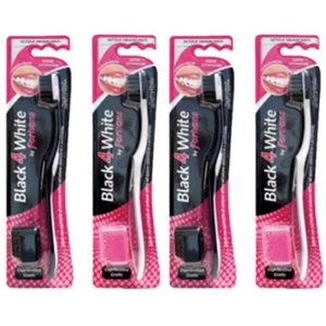 Compra Online forhans spazzolino black4white 1 pz da denti e Trova l'offerta più bassa