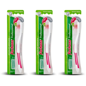 Compra Online forhans spazzolino professional setole medie 3x1 pz da dent e Trova l'offerta più bassa
