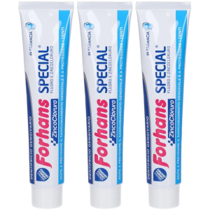 Compra Online forhans special® fluoro e zincocloruro 3x100 ml dentifricio e Trova l'offerta più bassa