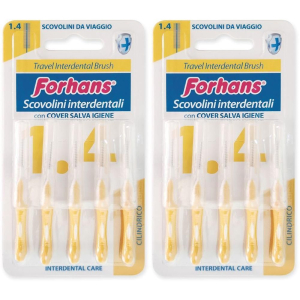Compra Online forhans travel interdental brush scovolino 1.4 2x5 pc e Trova l'offerta più bassa
