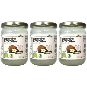 Compra Online forlive olio vergine di cocco bio 3x500 ml e Trova l'offerta più bassa