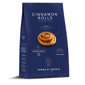 Compra Online Forno di grazia cinnamon rolls senza glutine 4 pezzi 45g e Trova l'offerta più bassa