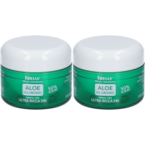 Compra Online forsan® aloe ialuronic crema viso ultra ricca 24h set da 2 2x50 ml cre e Trova l'offerta più bassa