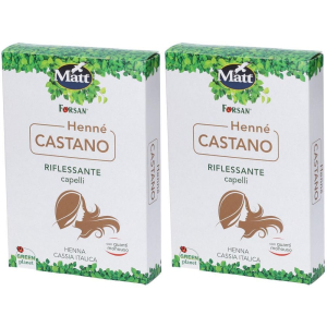 Compra Online forsan® hennè castano 2x100 g e Trova l'offerta più bassa