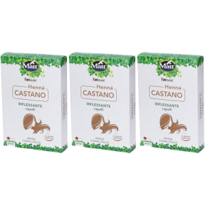 Compra Online forsan® hennè castano 3x100 g e Trova l'offerta più bassa