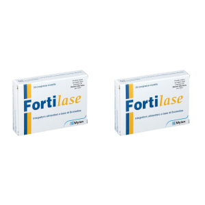 Compra Online fortilase 2x20 pz compresse e Trova l'offerta più bassa