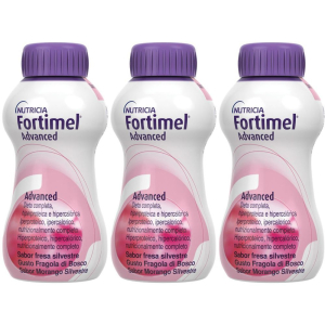 Compra Online Fortimel Advanced Fragola di Bosco 4 X 200 ml Set da 3 3x4x200 ml Solu e Trova l'offerta più bassa