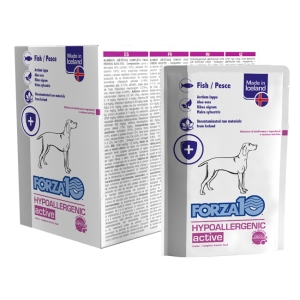 Compra Online Forza 10 cane hypoallergenic actiwet pesce - alimento dietetico umido per cani adulti 100 gr e Trova l'offerta più bassa