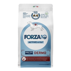 Compra Online forza10 active vet diet dermo crocchette pesce per cani adulti taglia mini 1,5kg e Trova l'offerta più bassa