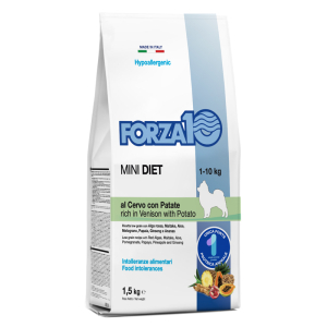 Forza10 cane diet hypoallergenic mini adult cervo patate 1,5kg