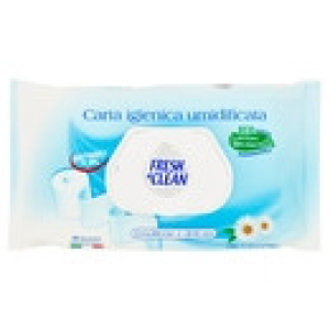 Fresh & clean carta igienica umidificata con camomilla 48 pezzi