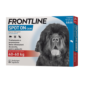 frontline spot-on 4 pipette 4,02 ml cani da bugiardino cod: 103030250 