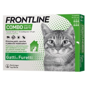frontline combo spot-on 3 pipette 0,5 ml bugiardino cod: 103647032 