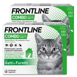 Compra Online frontline combo gatti 2x6 pipette, antiparassitario contro pulci, zecc e Trova l'offerta più bassa