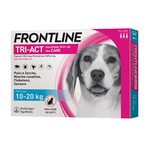 frontline tri-act 3 pipette 2 ml cani da bugiardino cod: 105401018 