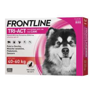 frontline tri-act spot-on 3 pipette 6 ml bugiardino cod: 104672148 
