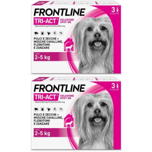 Compra Online frontline tri-act x3 pipette, antiparassitario per cani (2-5kg) contro e Trova l'offerta più bassa
