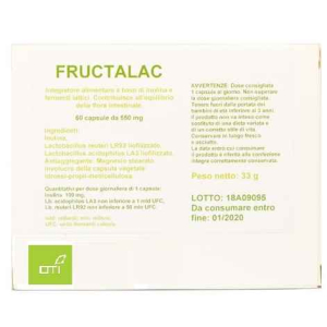 fructalac 60 capsule bugiardino cod: 974164547 