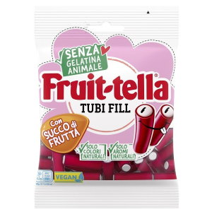 Compra Online fruittella tubi fill caramelle ripiene al gusto fragola, 90 g e Trova l'offerta più bassa