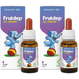 Compra Online frutdep d3 junior 15 ml 2x15 ml soluzione orale e Trova l'offerta più bassa