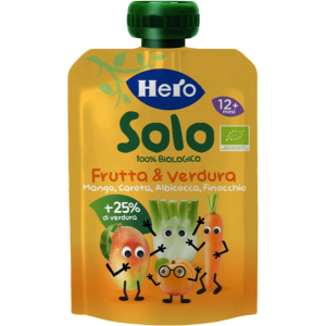 Frutta e verdura con carota e finocchio hero solo 100g