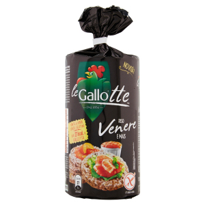 gallotte riso venere/mais 100g bugiardino cod: 970701025 