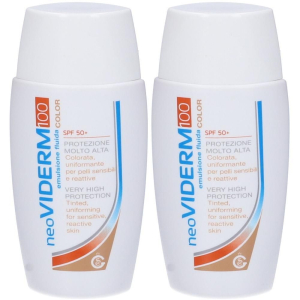 Acquista Online ganassini neo viderm 100 emulsione fluida color spf50+ 2x50 ml e Cerca il miglior prezzo