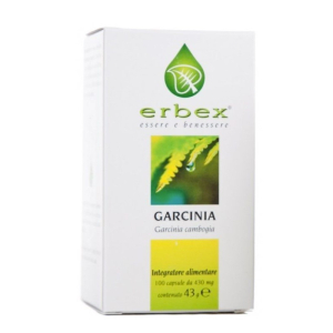erbax garcinia 100 capsule 430 mg bugiardino cod: 902193200 
