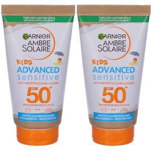 Acquista Online garnier ambre solaire advanced sensitive kids sp50+ baby set da 2 2x50 e Cerca il miglior prezzo