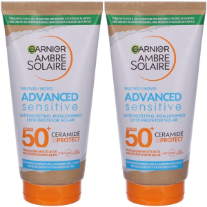 Acquista Online garnier ambre solaire advanced sensitive latte solare spf50+ 175ml 2x1 e Cerca il miglior prezzo