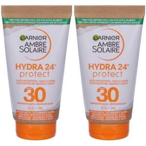 Acquista Online garnier ambre solaire hydra 24 spf30 lotion 2x59 ml e Cerca il miglior prezzo