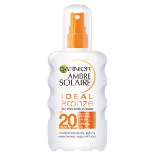 Garnier ambre solaire ideal bronze spray protettivo spf20+ 200 ml crem