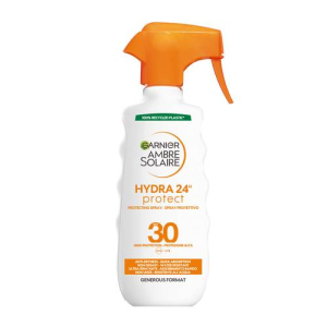 Garnier ambre solaire - spray classico spf30 gachette hydra 24h protect, 300ml