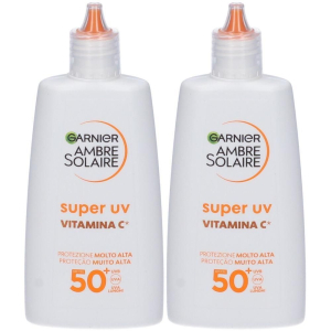 Acquista Online garnier ambre solaire super uv vitamina c fluido anti-macchie spf50+ 2 e Cerca il miglior prezzo