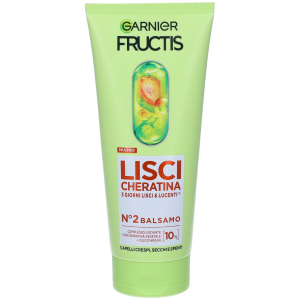 Acquista Online garnier fructis lisci cheratina balsamo 200 ml per capelli lisci anti-crespo e Cerca il miglior prezzo