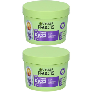 Acquista Online garnier fructis metodo ricci maschera 2x370 ml e Cerca il miglior prezzo