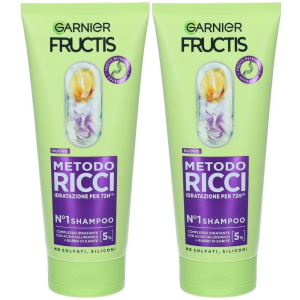 Acquista Online garnier fructis metodo ricci shampoo 2x200 ml e Cerca il miglior prezzo