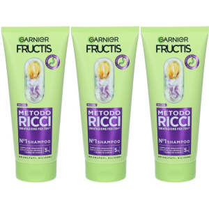 Acquista Online garnier fructis metodo ricci shampoo 3x200 ml e Cerca il miglior prezzo