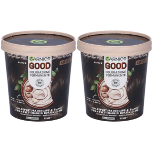 Acquista Online garnier good colorazione permanente 4.0 castano cioccolato set da 2 2x e Cerca il miglior prezzo