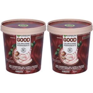Acquista Online garnier good colorazione permanente 6.6 rosso melograno set da 2 2x160 e Cerca il miglior prezzo