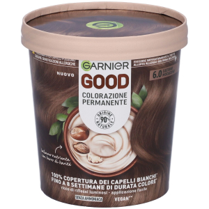 Acquista Online garnier good - colorazione permanente senza ammoniaca ,6.0 castano mocaccino e Cerca il miglior prezzo