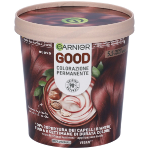 Acquista Online garnier good - colorazione permante senza ammoniaca , castano ramato ibisco 5,5 e Cerca il miglior prezzo